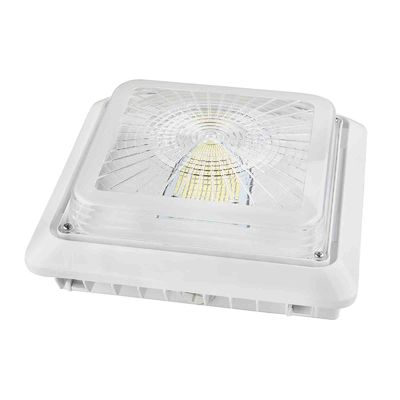 lumières d'auvent des lumens LED de 40W 130LM/W 5200, lumières carrées d'auvent de garage