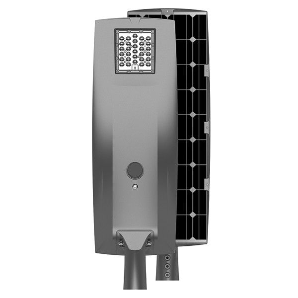 Brown aucun réverbères actionnés solaires de câblage de LED 70W 5700K avec la batterie de 12V 20AH