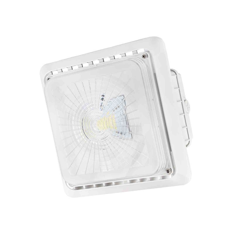 55W l'auvent des lumens 100V LED de la place 7150 allume 8,94&quot; ×8.94 ' ×4.53 »